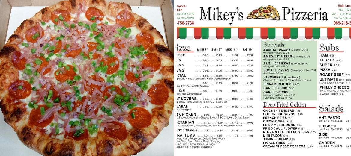 Mikey's Pizzeria Whittemore